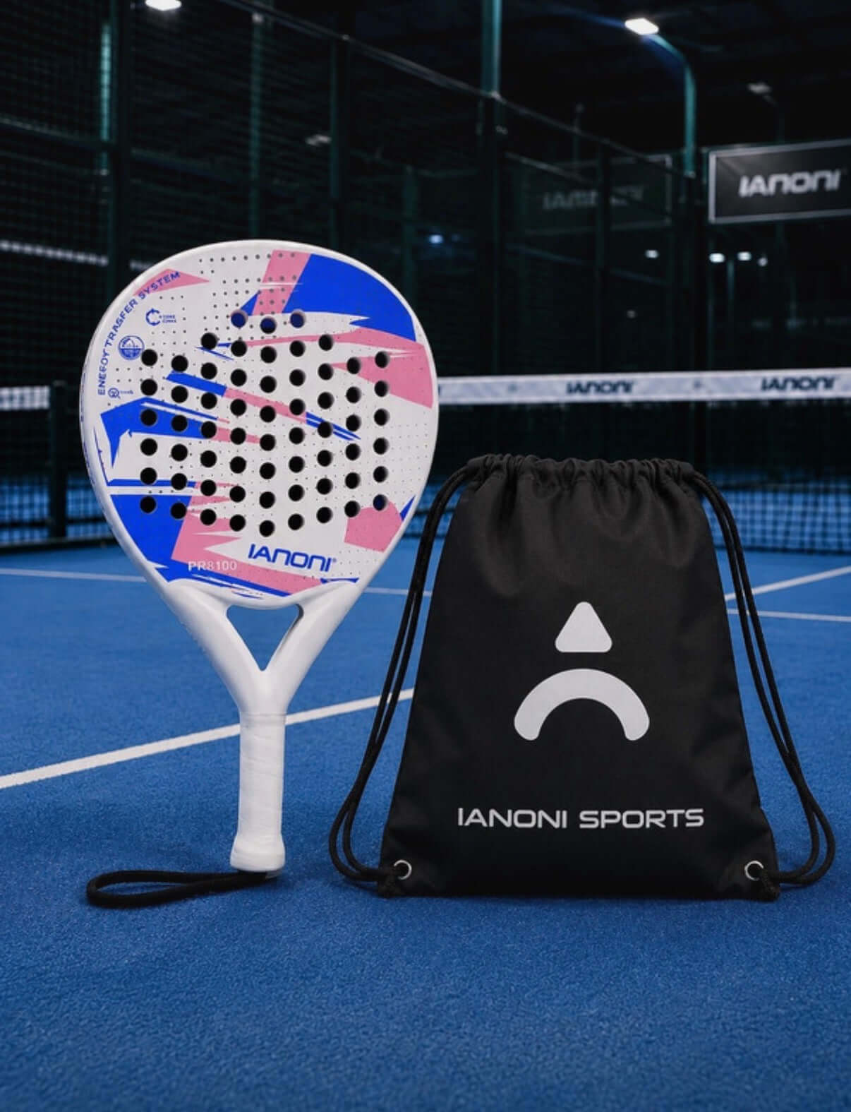 View details for PR8100 Ianoni Padel Racket - White PR8100 Ianoni Padel Racket - White